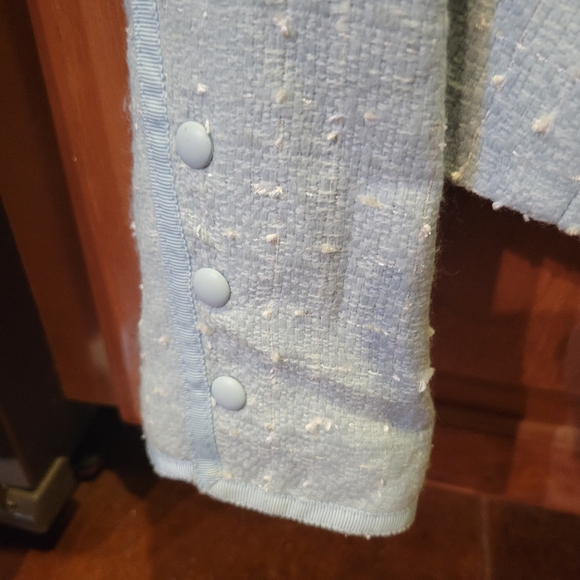 Elegant Blue Women's Jacket - Picture 3 of 11